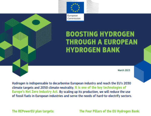 Nasce la European Hydrogen Bank per incentivare maggiori investimenti dell’idrogeno verde