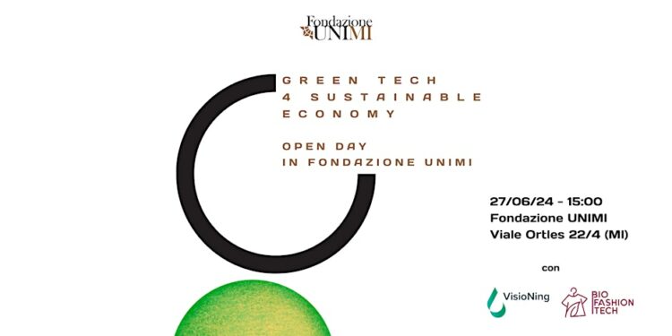 Green Tech 4 Economia sostenibile – Open day-evento in Fondazione UNIMI – 27 giugno 2024