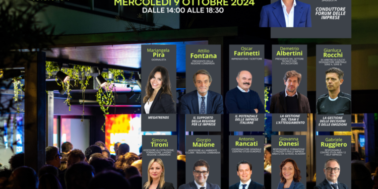 9 ottobre – Forum delle Imprese 2024: Innovazione, Sostenibilità, Incentivi, Lavoro e Formazione
