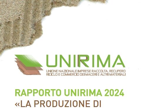 Rapporto UNIRIMA 2024: La produzione di materia prima-end of waste della raccolta di carta e cartone