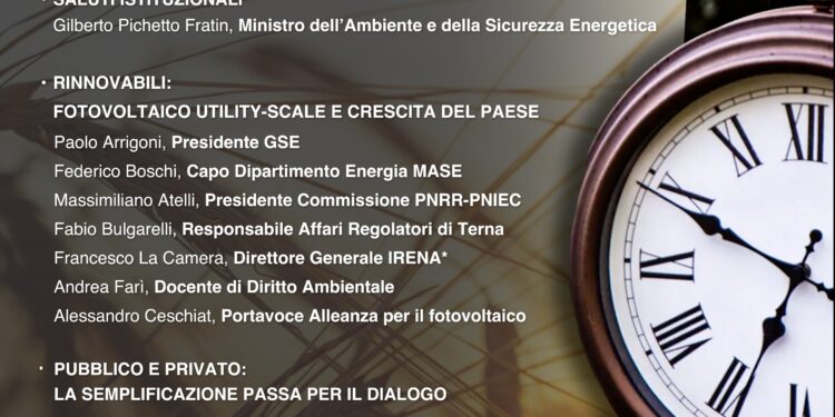 Alleanza per il Fotovoltaico: il 27 novembre a Roma l’evento “2025: Scatta l’ora solare. L’Italia e il futuro del fotovoltaico”