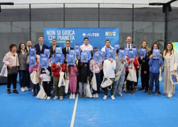 Lezione speciale ANTER all’Oasi Padel per gli alunni della scuola elementare “Leonardo da Vinci” di Agliana (Pistoia)
